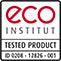 Botanical Bliss latex mattress Eco Institut certification